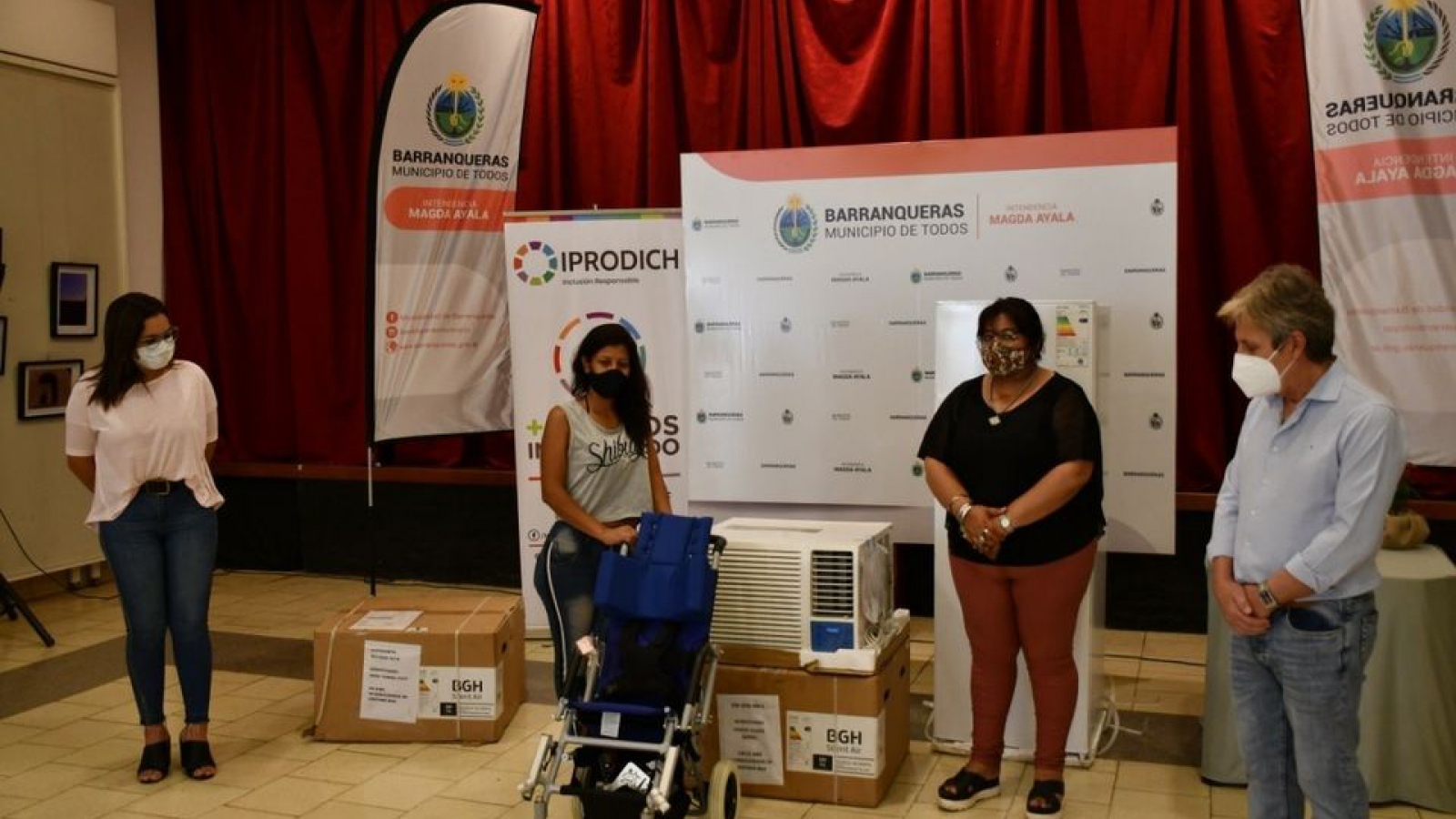IPRODICH entregó ayudas técnicas y asistencia a personas con discapacidad de localidades chaqueñas